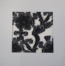 画像をギャラリービューアに読み込む, カットジャカードアネモネ 白黒 〈9998〉