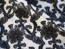 画像をギャラリービューアに読み込む, カットジャカードアネモネ 白黒 〈9998〉