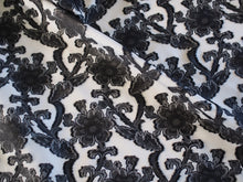 画像をギャラリービューアに読み込む, カットジャカードアネモネ 白黒 〈9998〉